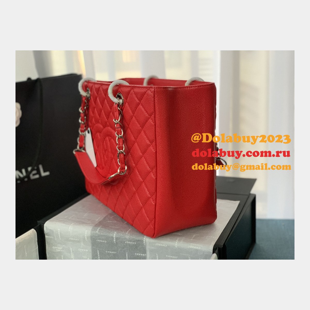 Best classic  CC 50995 shopping bag CAVIAR leather
