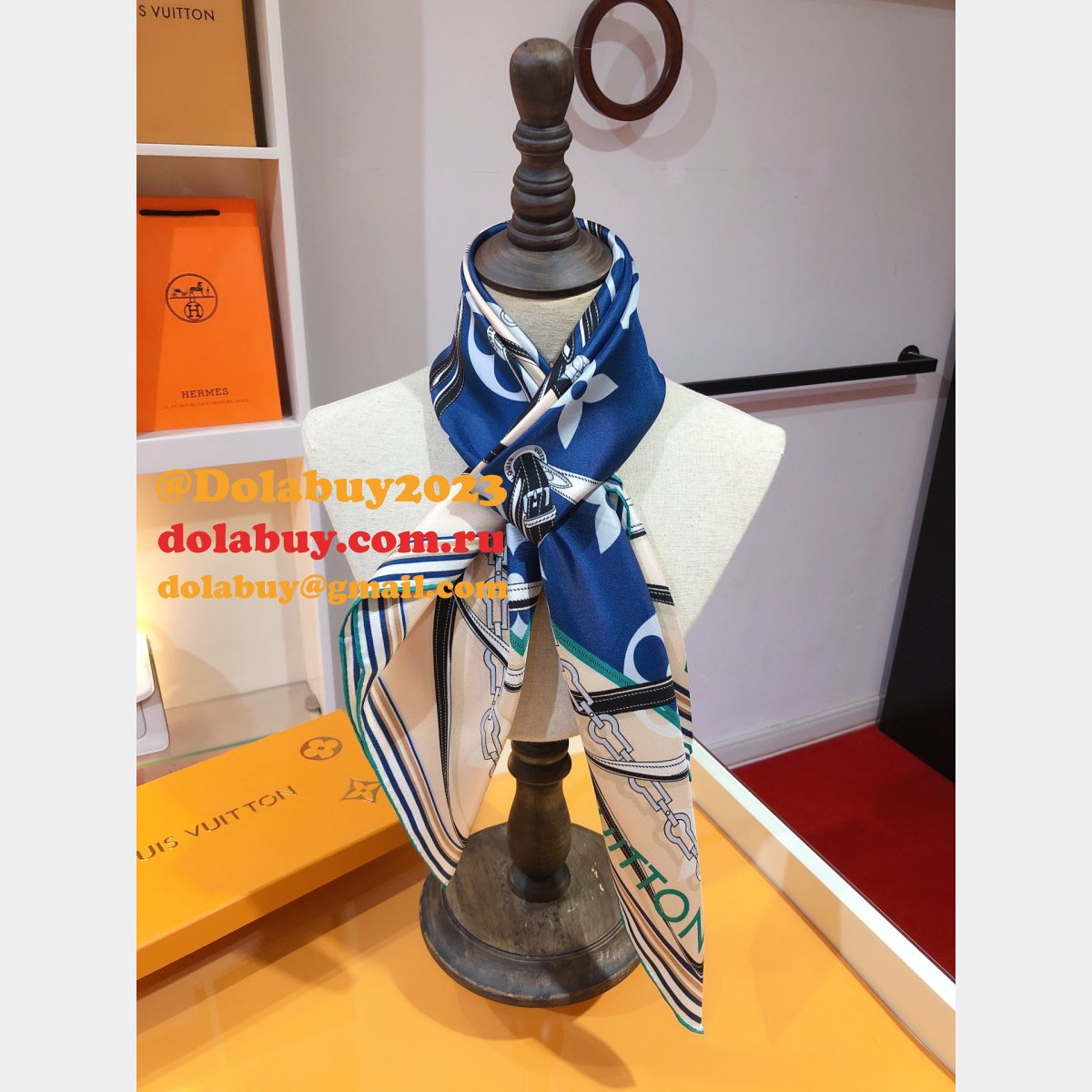 Designer Top Quality Fake Floral Scarves & Wraps for Women