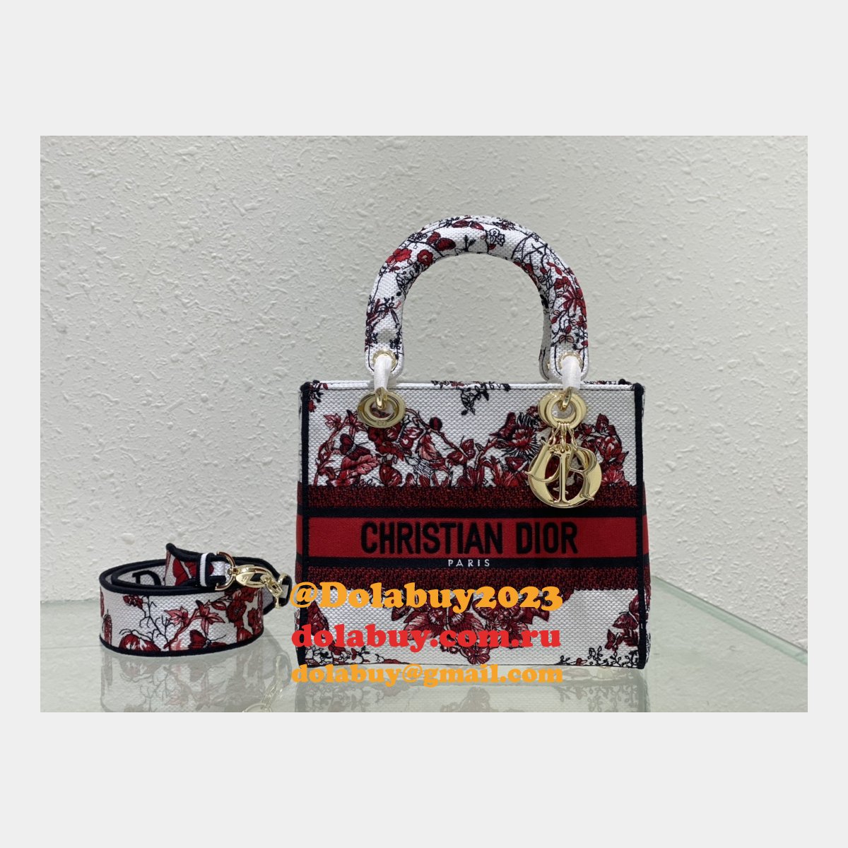 Designer Christian Lady Dior 24CM Online Fake Bag Store