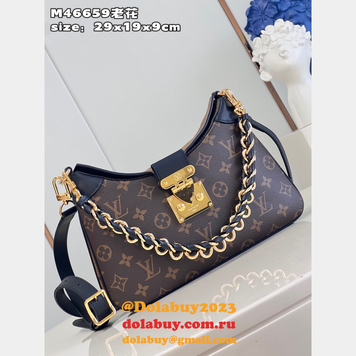 Twinny Louis Vuitton Replica M46659 Autres Toiles Monogram Bag