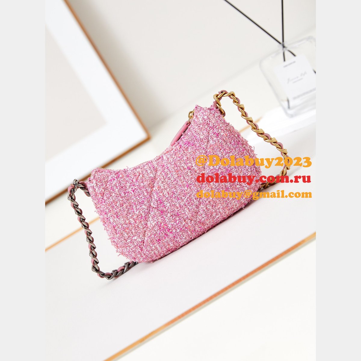 Hotsell Replica Handbag AAA Quality Crossbody AP3763 Pink Bag