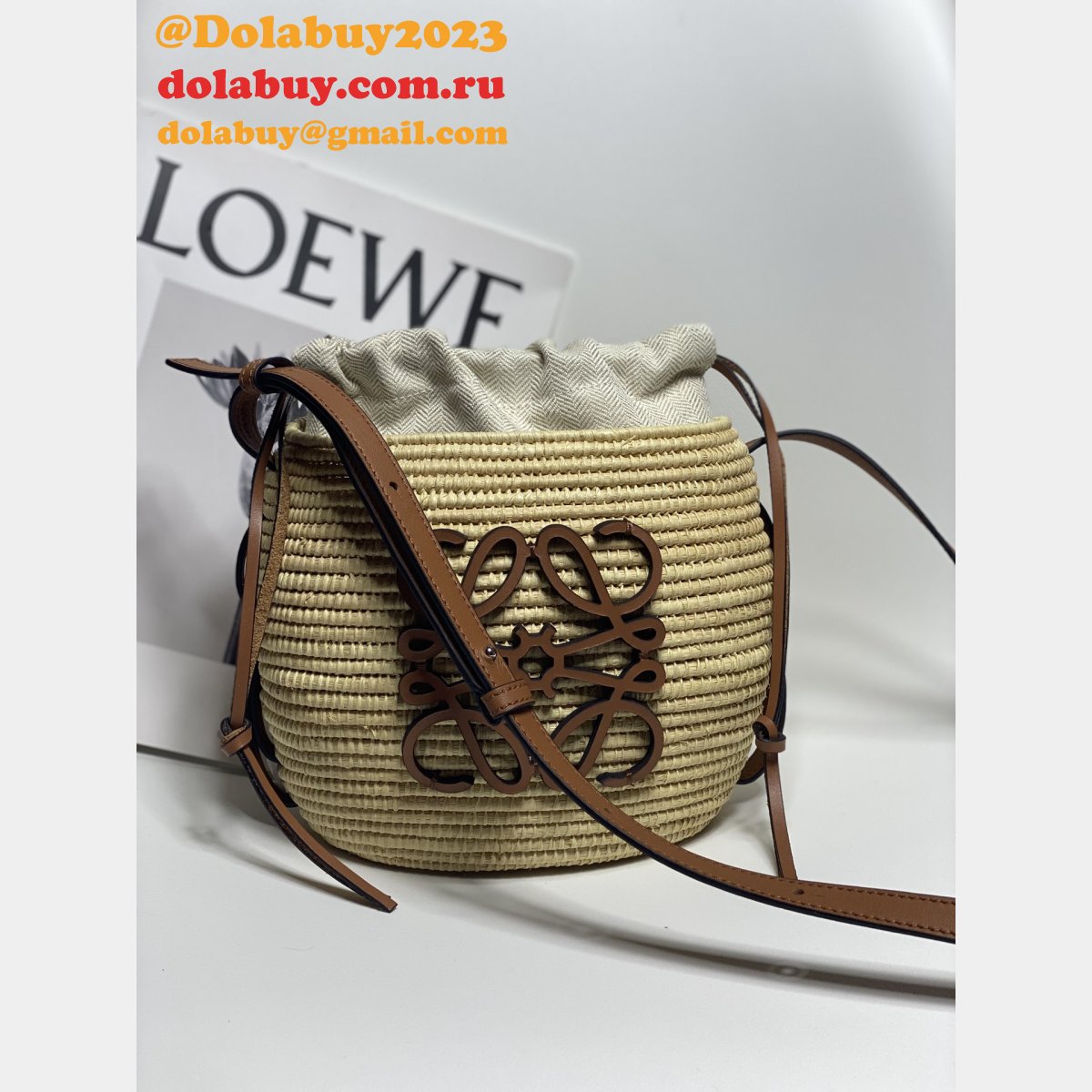 Top Quality LOEWE New hand-woven straw bag