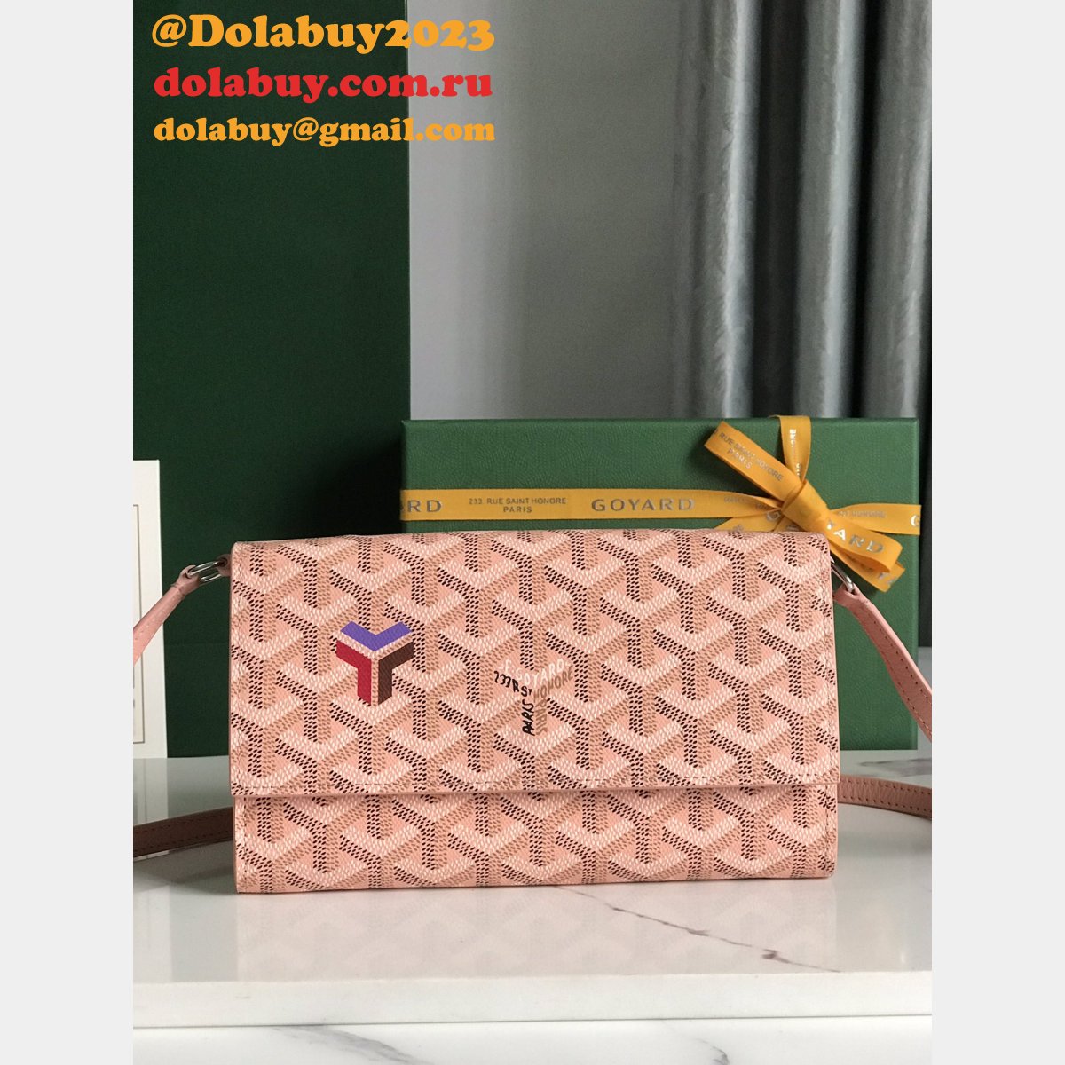 1:1 Mirror Goyardine 02019 Goyard Varenne Replica Wallet