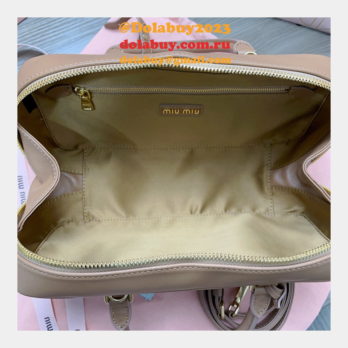 Great Replica Miu Miu Top Handle Matelasse 5BB148 Bags