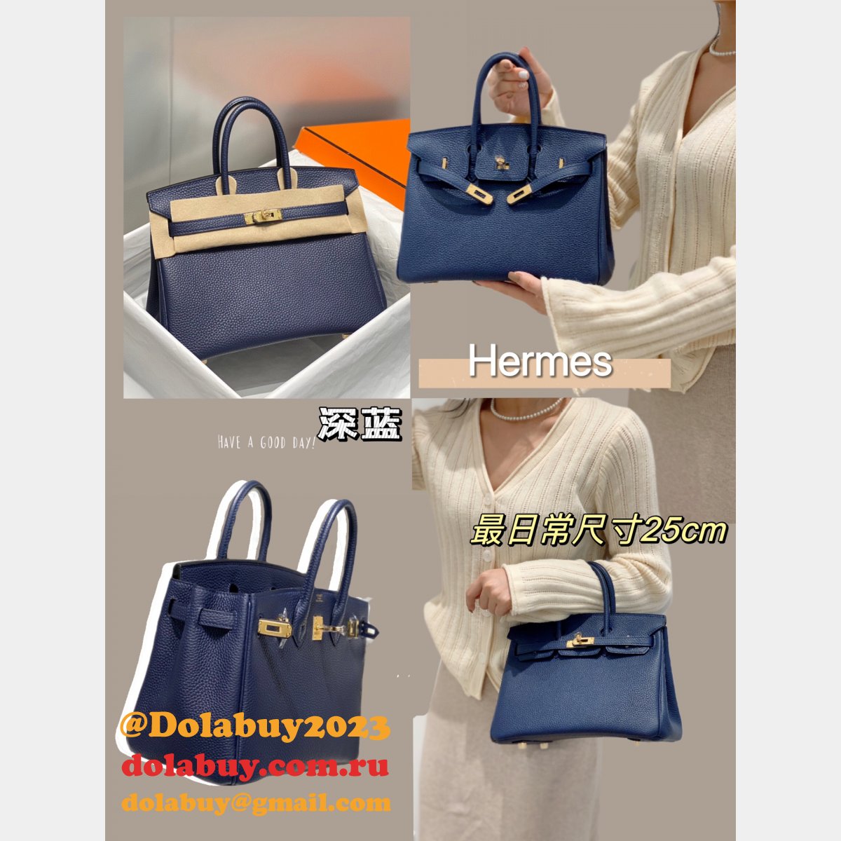 Replica Hermes Dream Birkins 25CM Products Online Store Bag