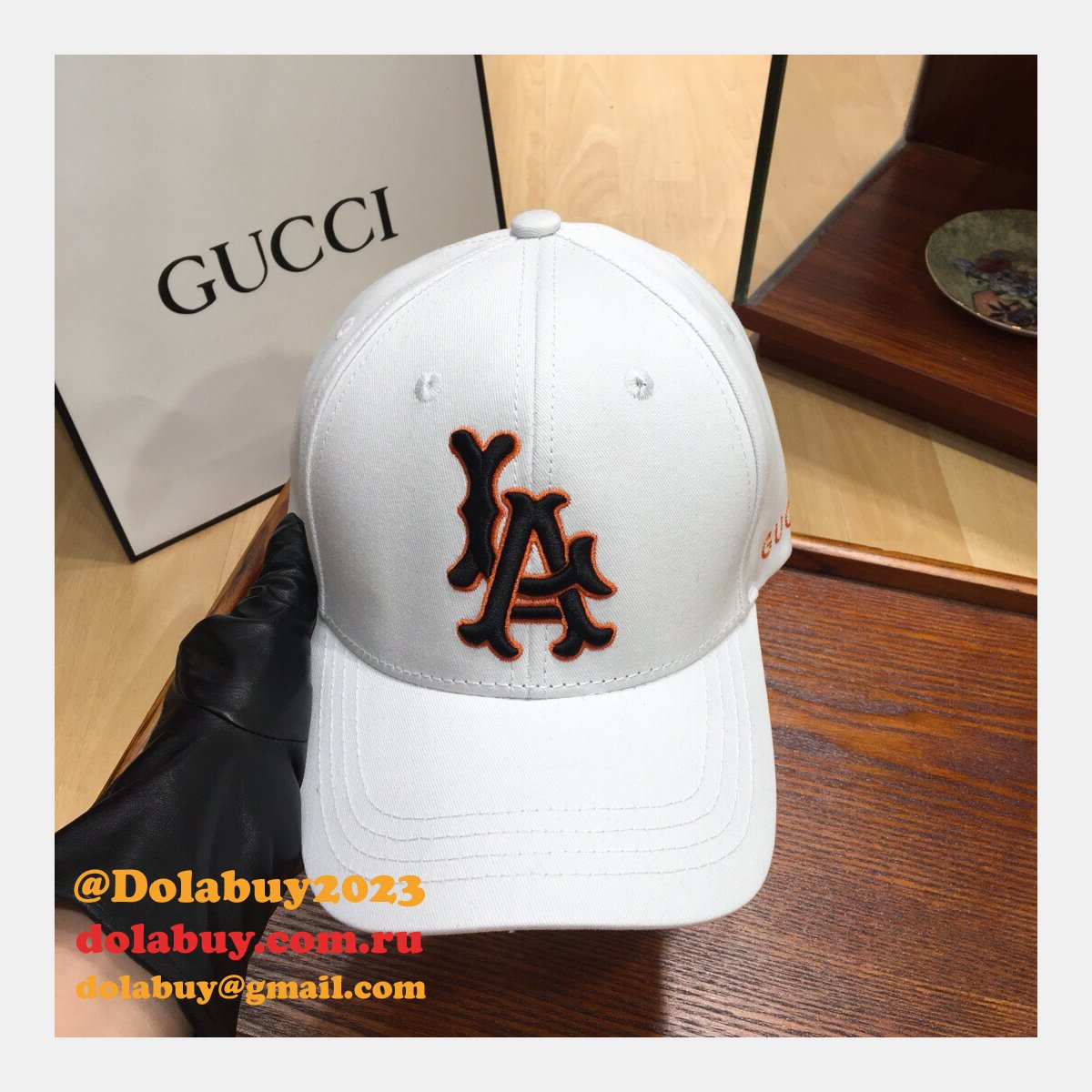 knockoff G*u*i new baseball cap