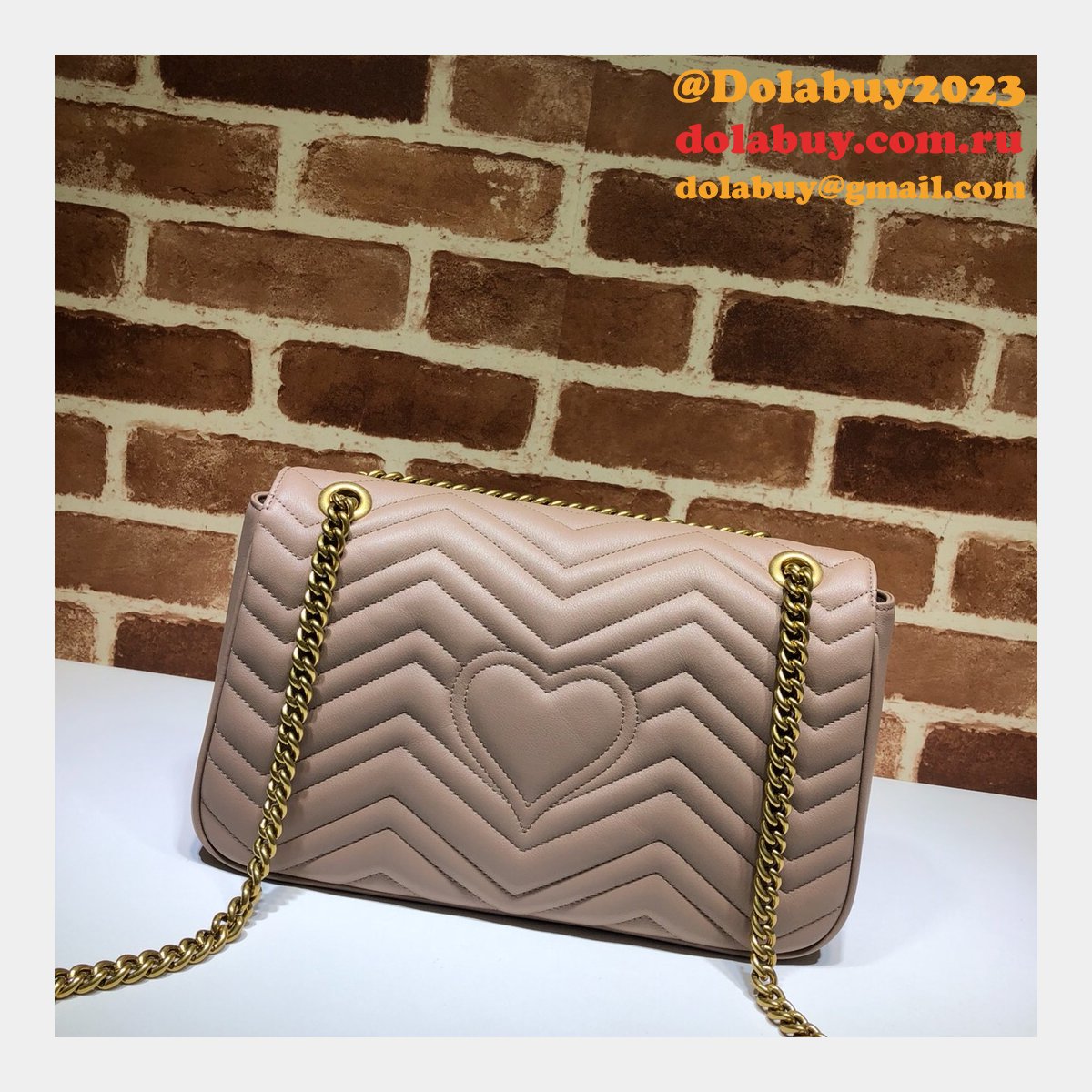 wholesale G*u*i replicas best 447633 leather gg marmont