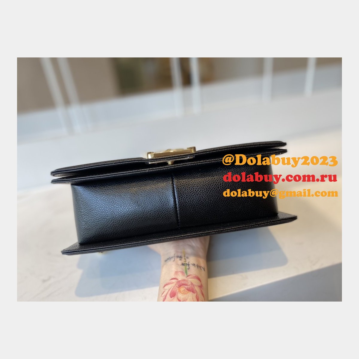 CC Replicas Calfskin & Ruthenium-Finish Metal Boy Many Colours