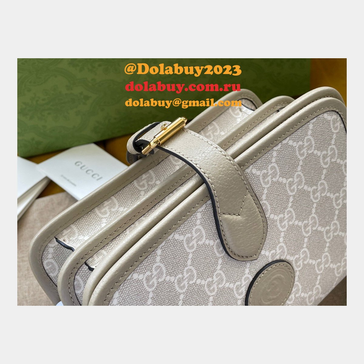 G*u*i uk messengers 671620 shoulder interlocking g replica bag