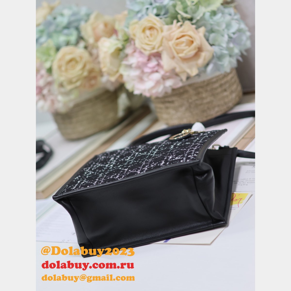 Dior Replica 1265/1286 1:1 Mirror Book Tote High Shopping Bags