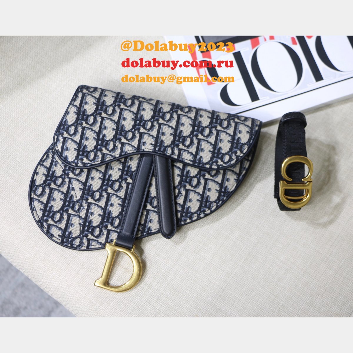 High Quality Dior Replica Saddle Belt bags