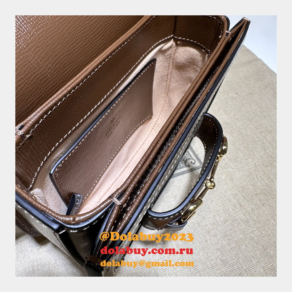 G*u*i duplicate horsebit 1955 rounded belt 760198 high quality bag