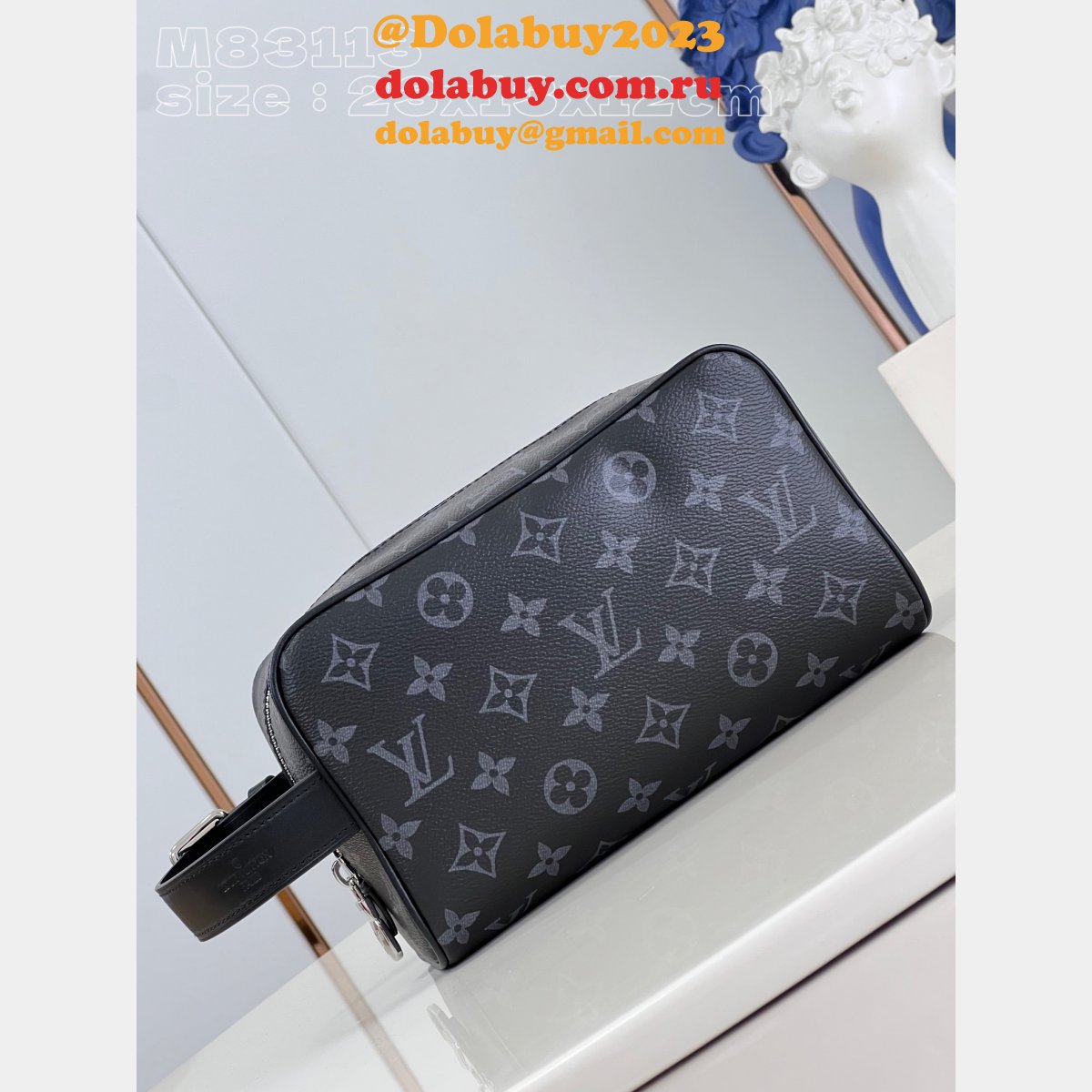 Locker Dopp Kit Monogram M83112 Men Replicas Louis Vuitton Travel
