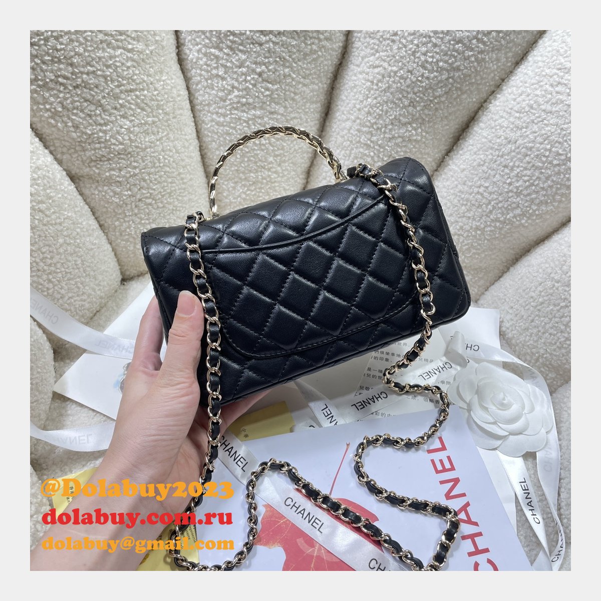 Perfect 1:1 Mirror CC 24A CF Mini Bag #4924