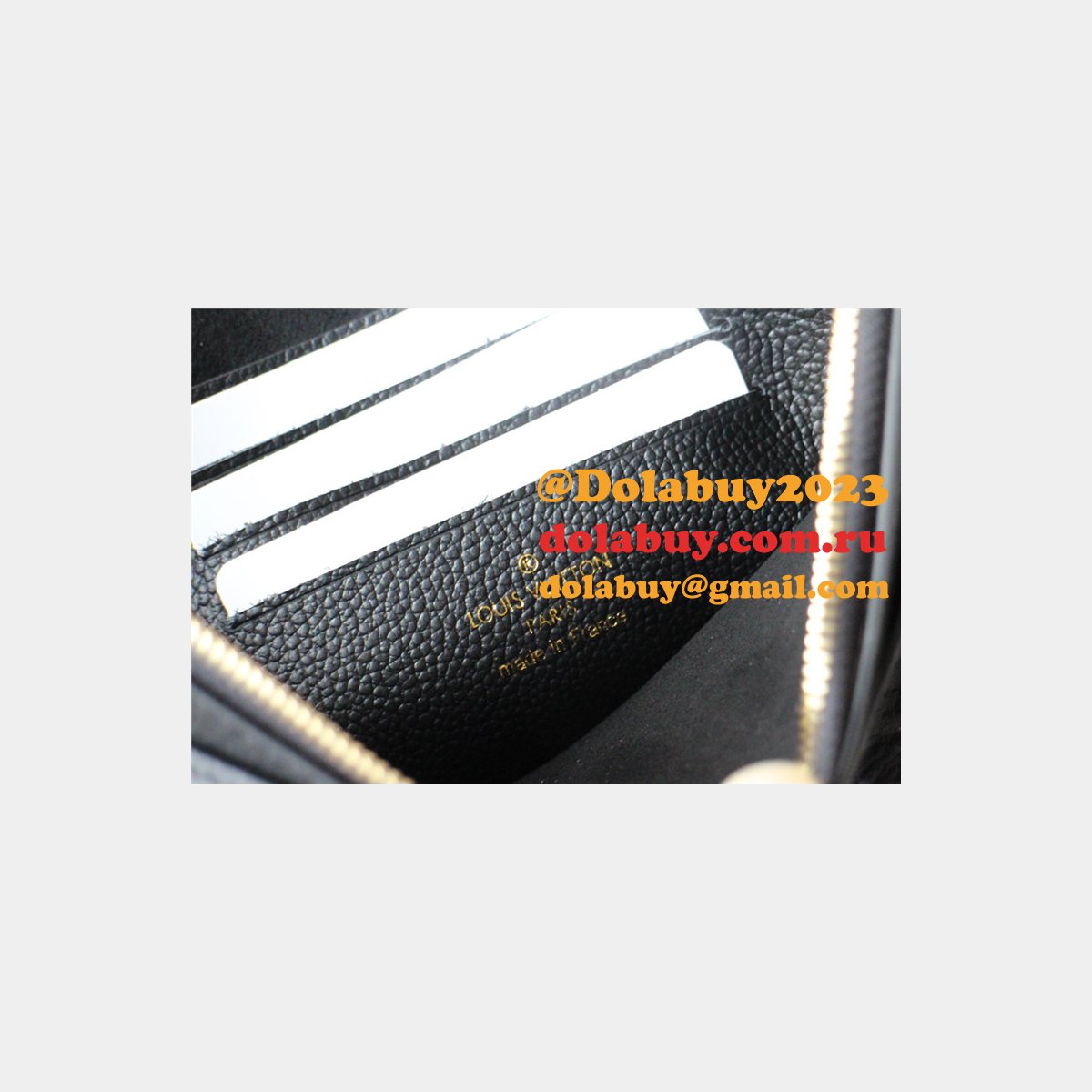 Louis Vuitton M68705 Replica Pochette Mélanie MM Monogram Empreinte Leather