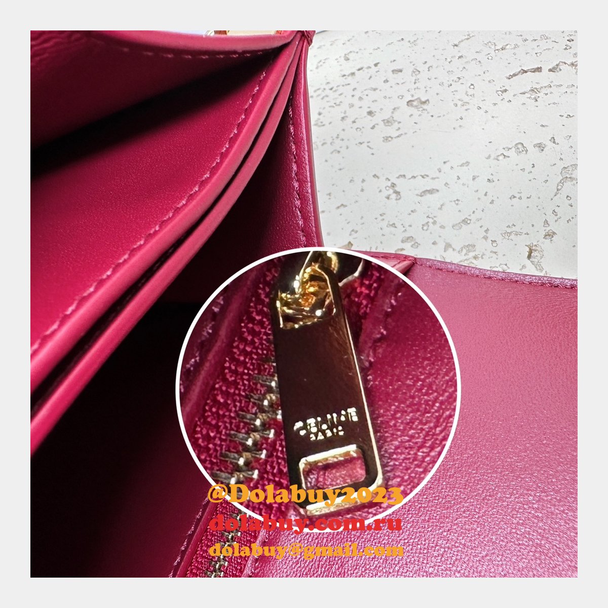 Designer Teen Triomphe Shiny 113583 Amazone Celine Replica Bag