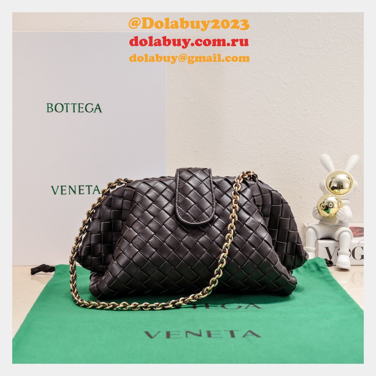 Top Quality Bottega Veneta Teen Lauren 1980 With Chain