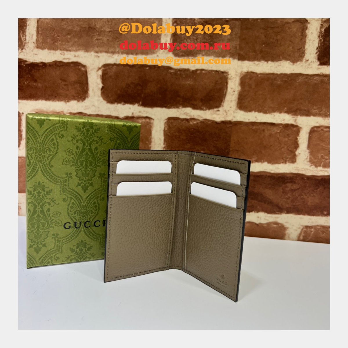 best G*u*i luxury 739478 jumbo gg card case wallets