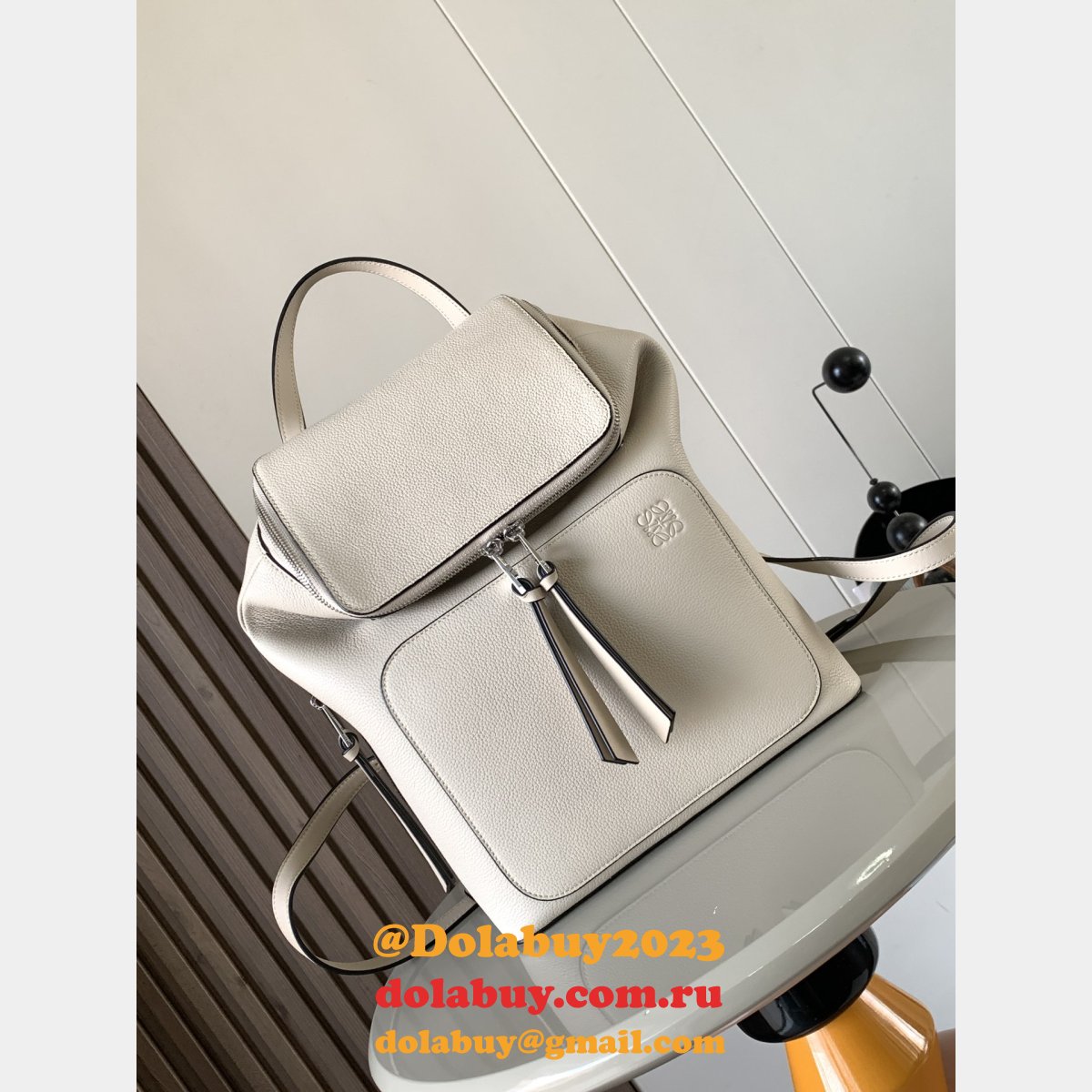 Top Quality loewe Goya mini backpack grained calfskin 9040