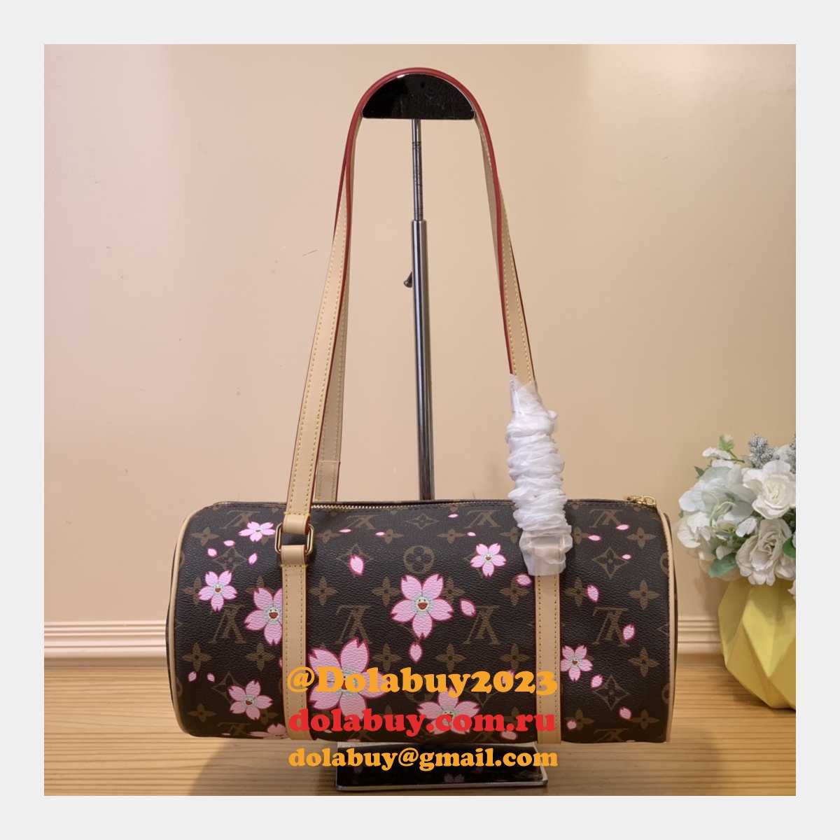 Louis Vuitton LV x TM Papillon Monogram M13097 Women Handbags