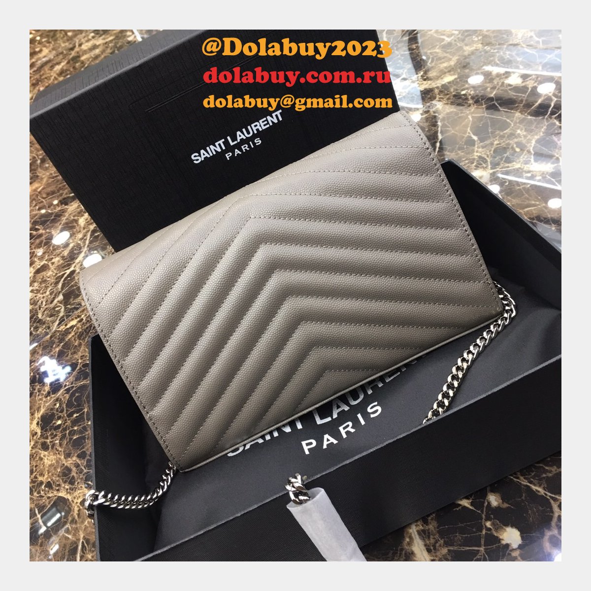 Ysl Saint Laurent niki chain shoulder bag 22cm