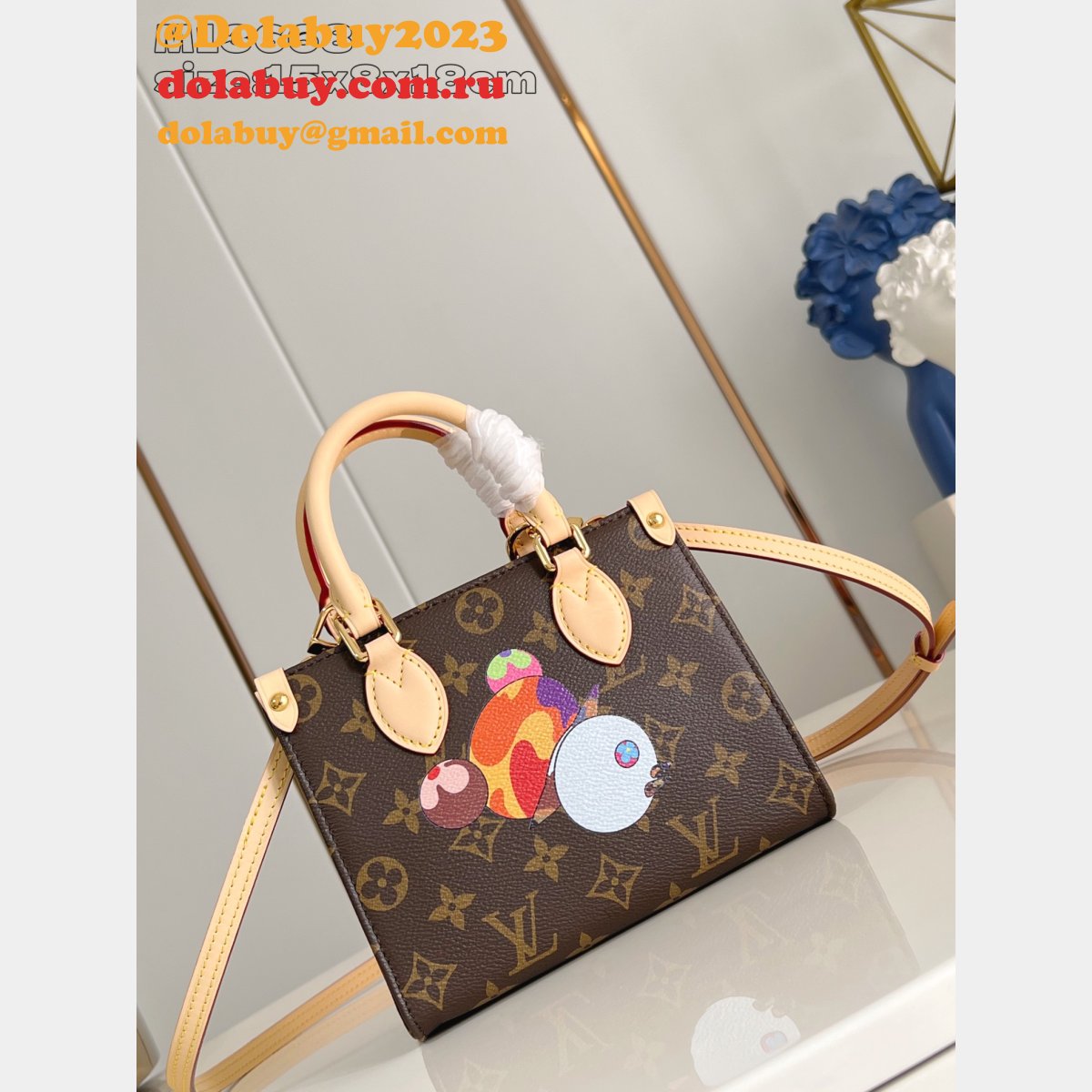 Louis Vuitton Lvons LV x TM OnTheGo BB Monogram Canvas M13668 Women Bagsv