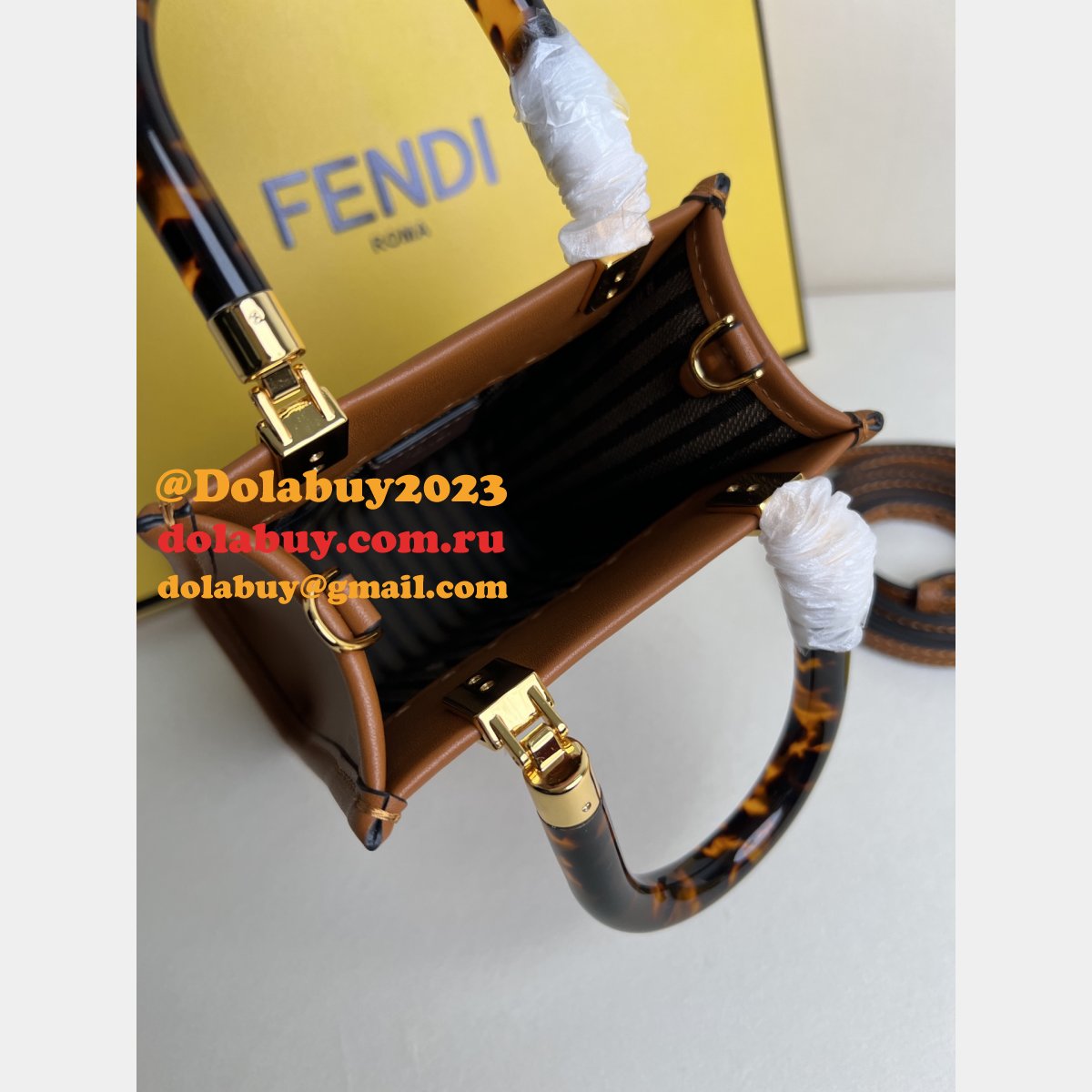 7 star F**di roma sunshine mini handbag