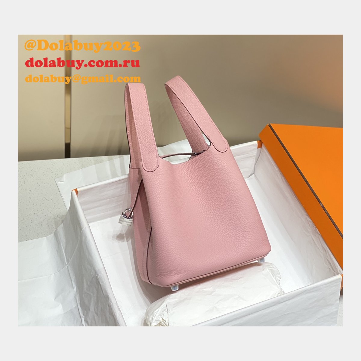 Designer Hermes Picotin Bags 18/22CM Silver Replica Best Online