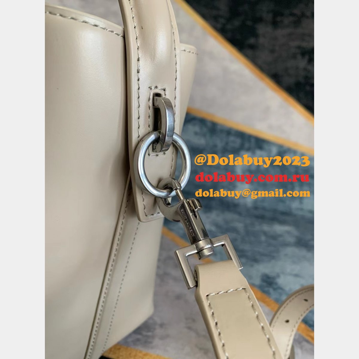 YSL Replicas LE 37 Inspired In Shiny 749036 Luxury Saint Laurent Bag