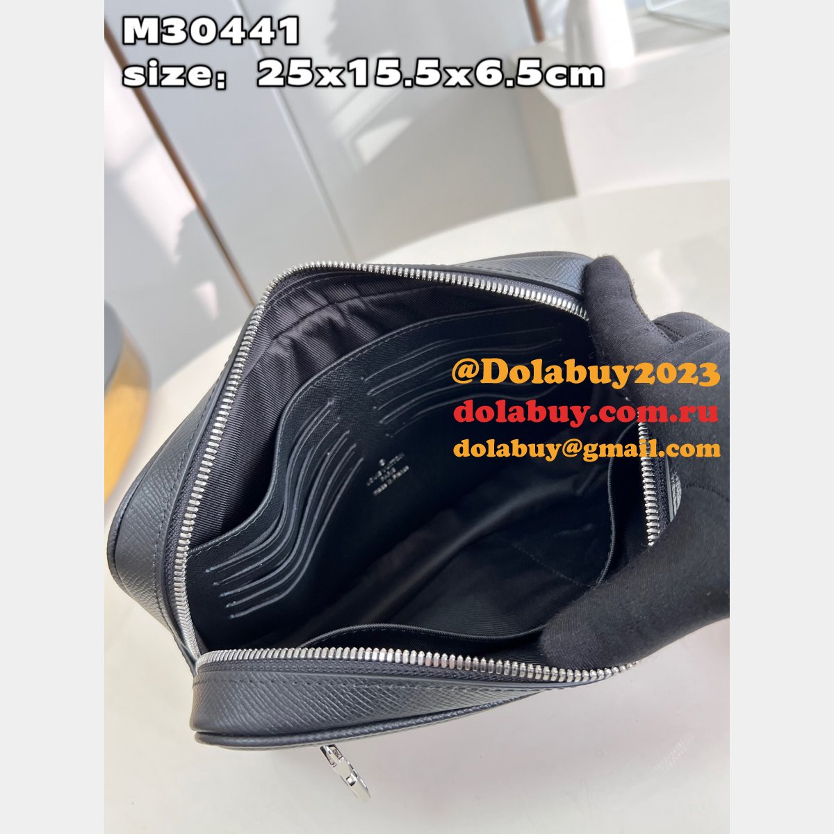 Louis Vuitton Knockoff M30441 Pochette Kasai Goods Leather Wallets