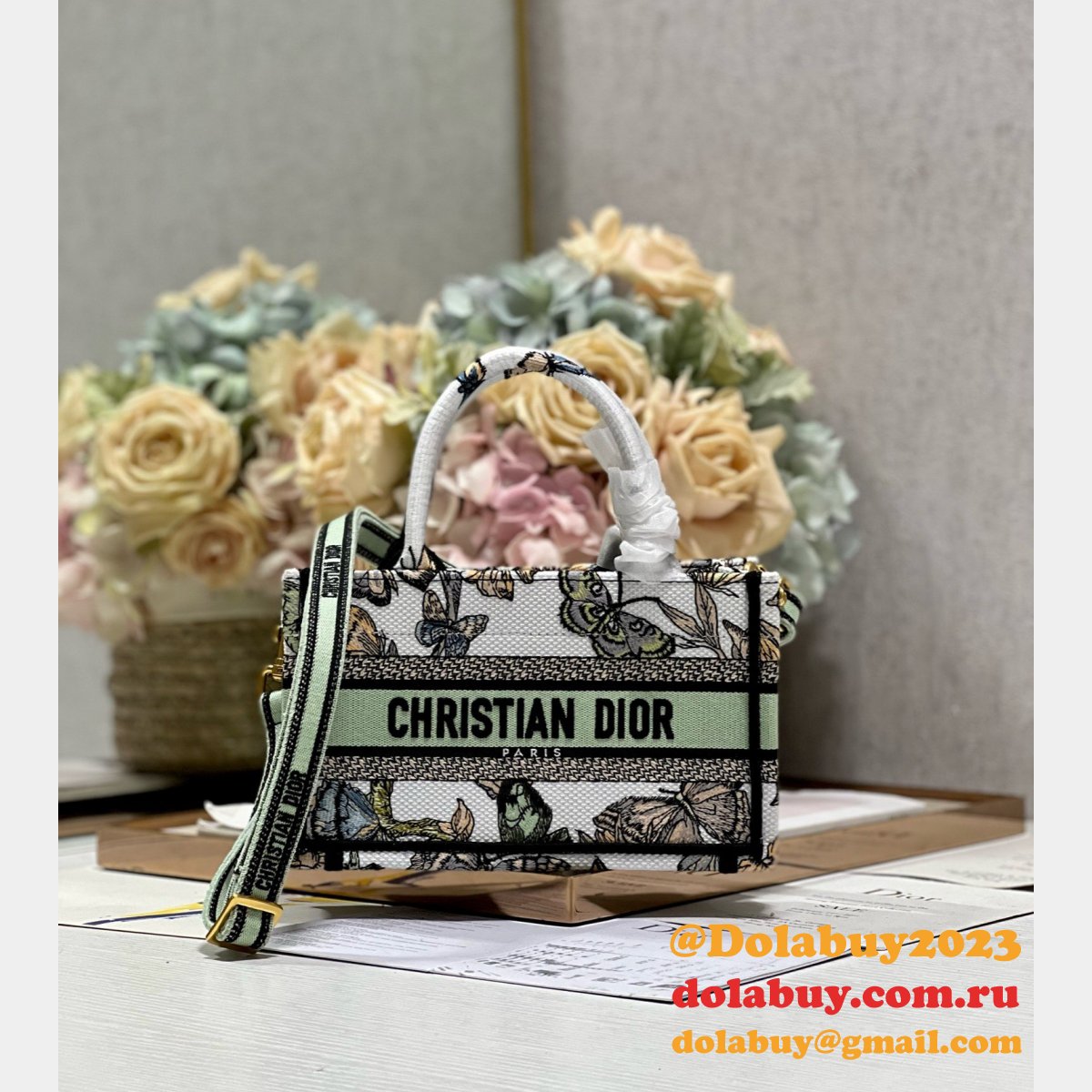 Designer Replica Dior Book Tote 1286/9024 Wholesale Paris Oblique Bag