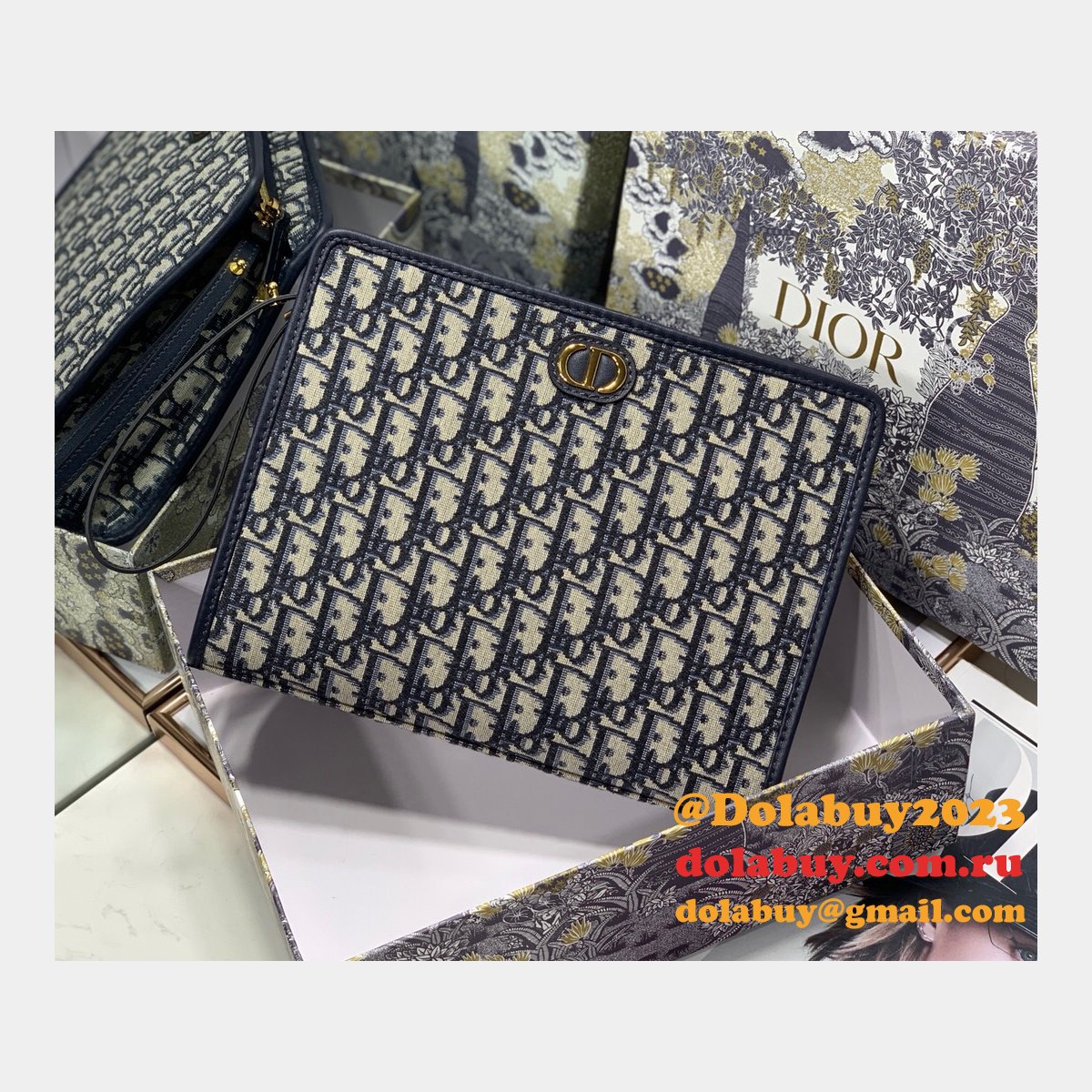 High Quality Happy Copy Dior Clutch Replica Bags
