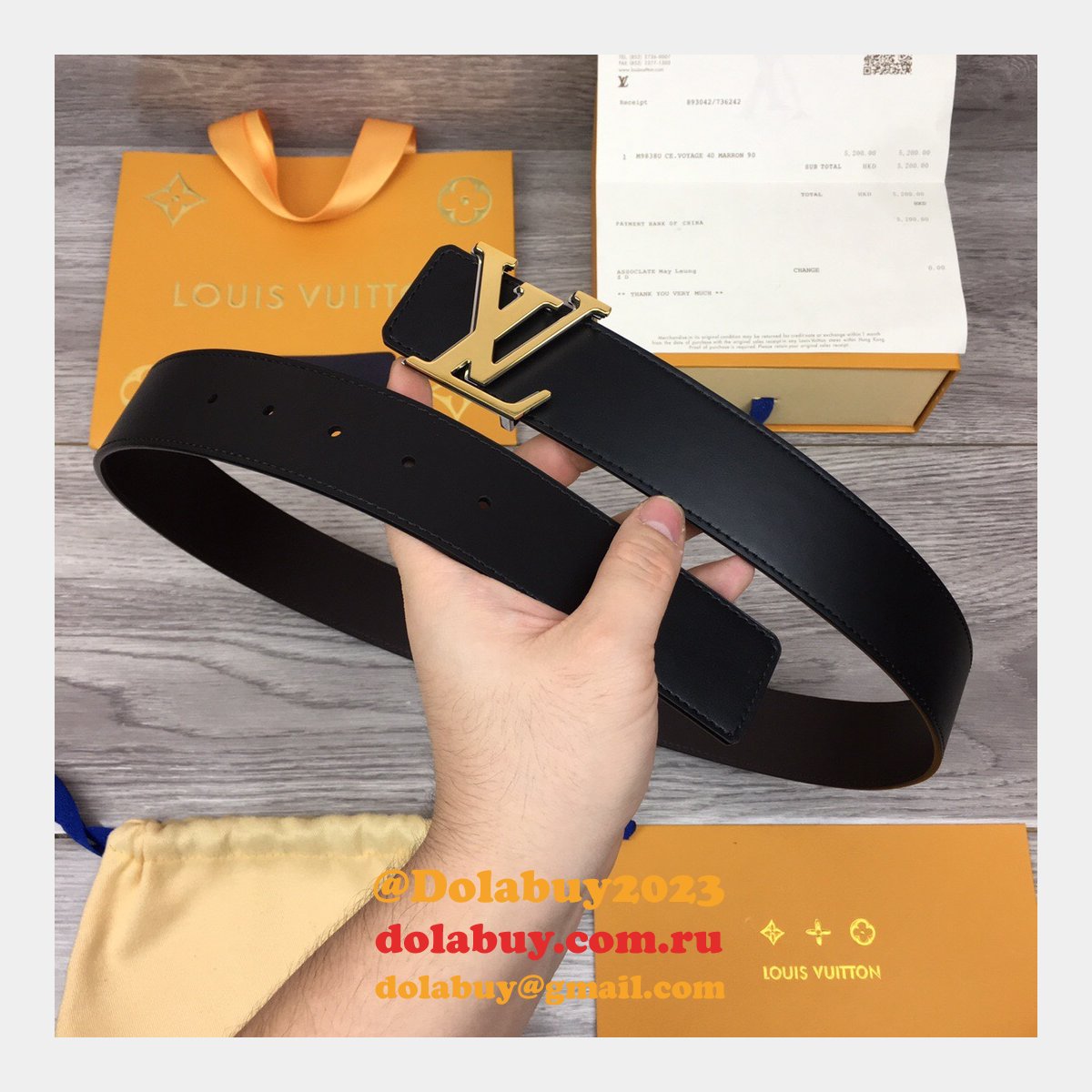 Replica Louis Vuitton AAA+ Designer 40mm Belts