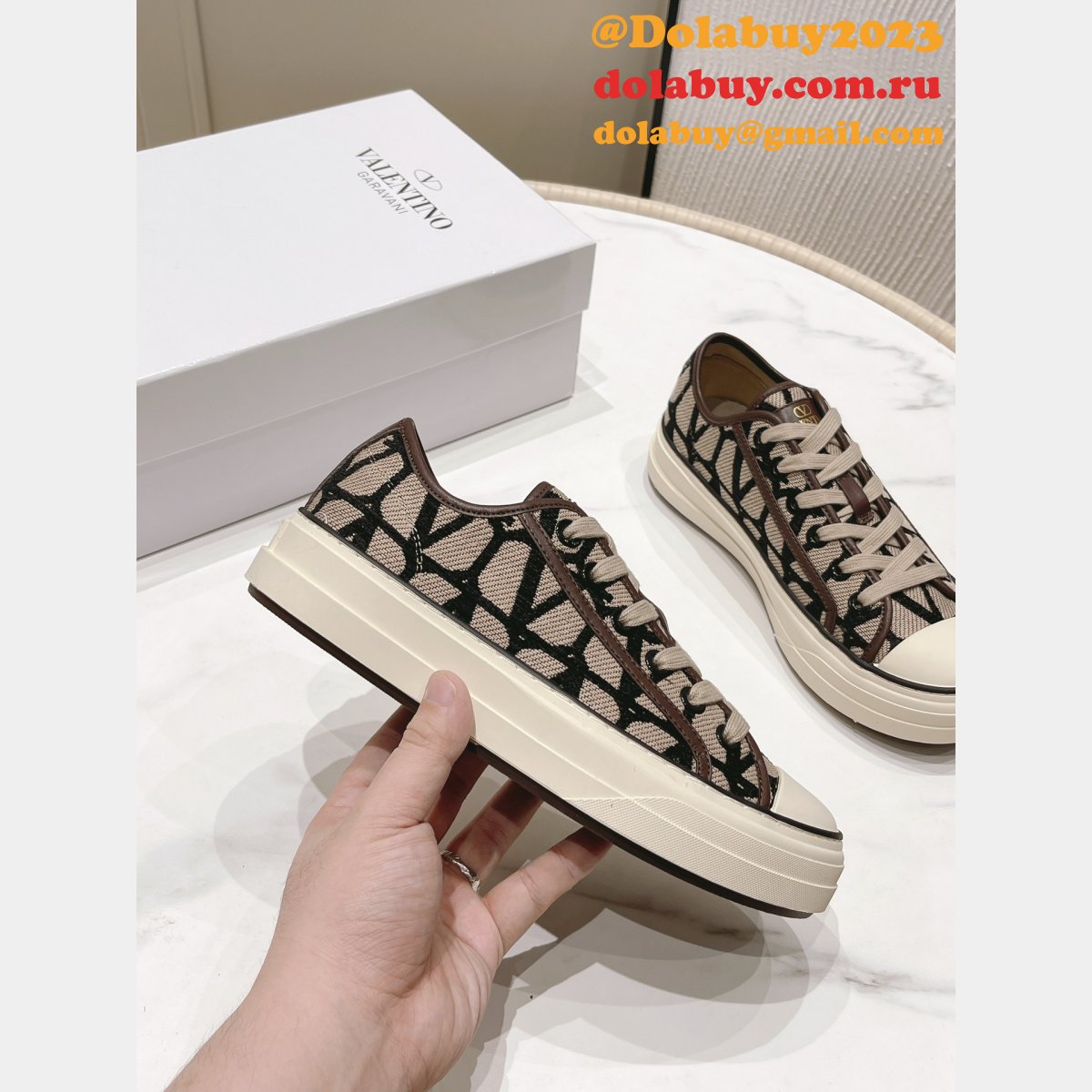 Replica Valentino One Stud Vlogo 3D TPU Casual Sneakers AAA+ Shoes
