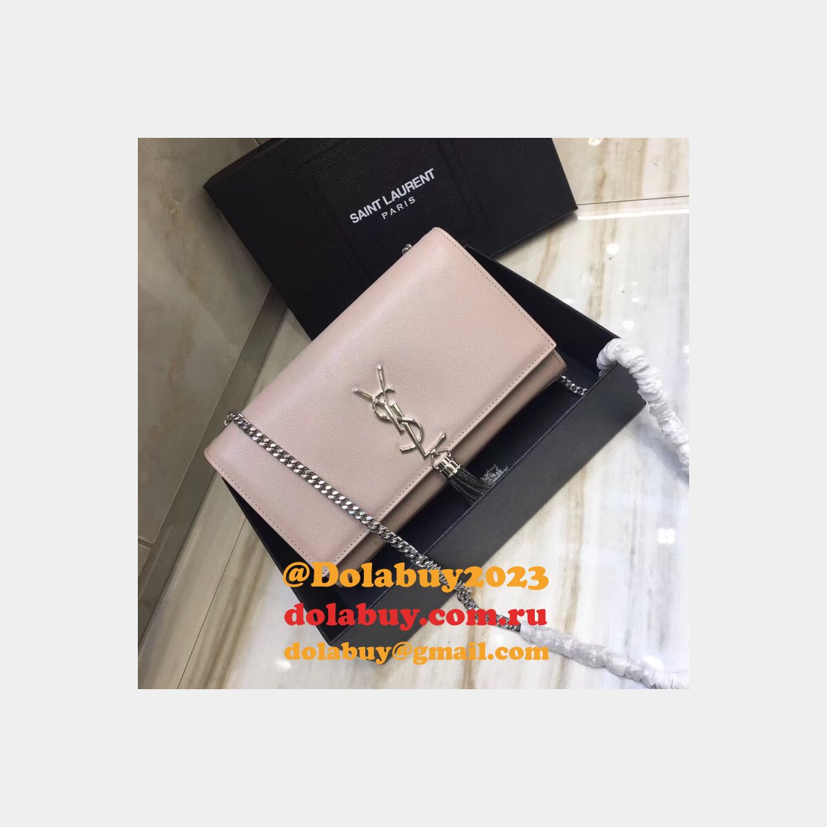 YSL Cheap Saint Laurent Monogram Caviar Quilted