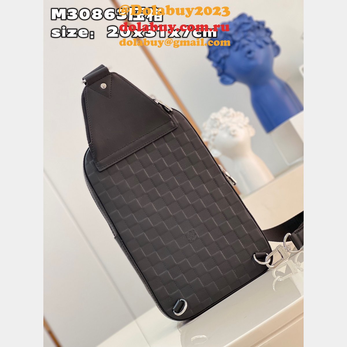 Find Louis Vuitton Replicas Avenue Slingbag Taiga M30863 Bags