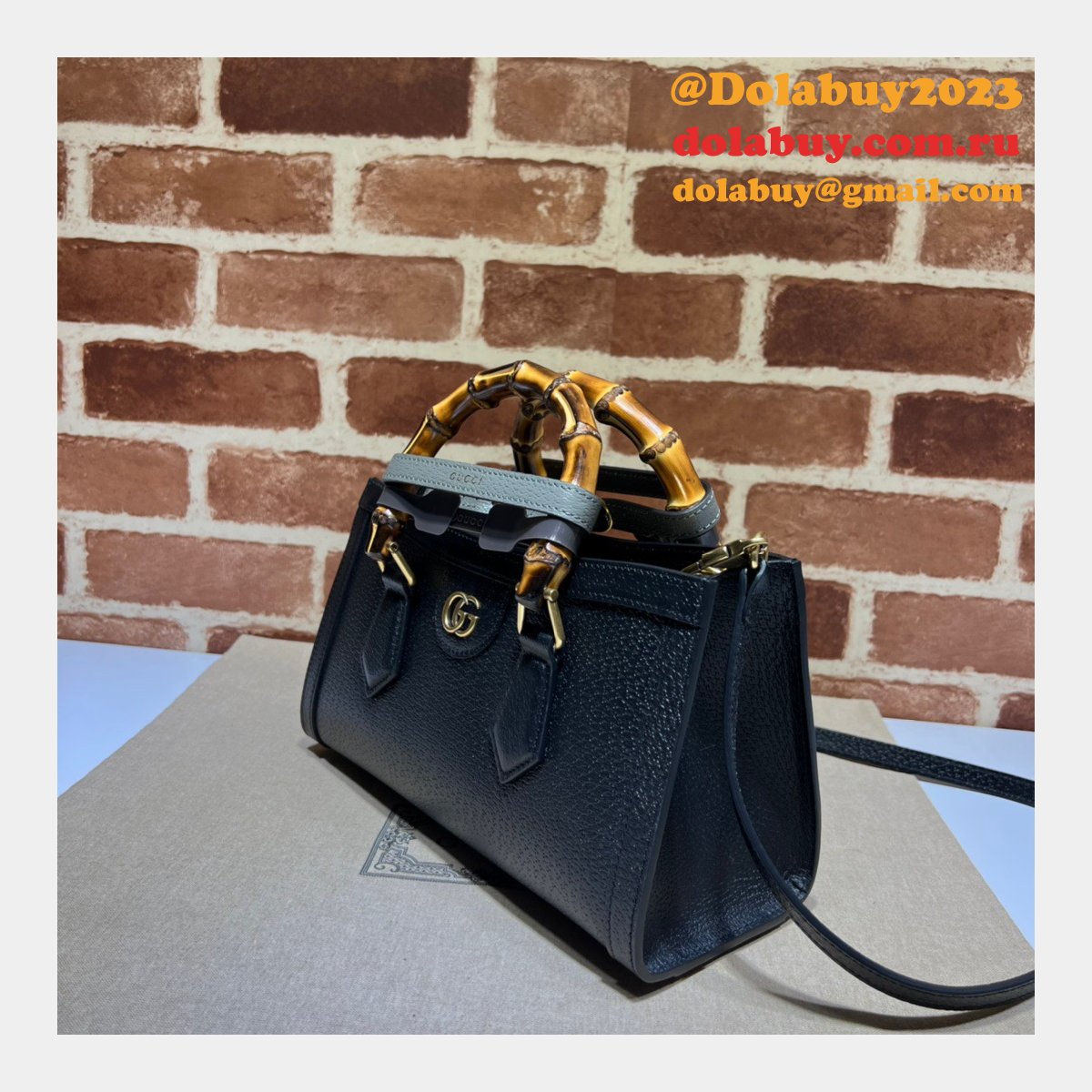 G*u*i diana replica 735153 small shoulder 1:1 mirror bag