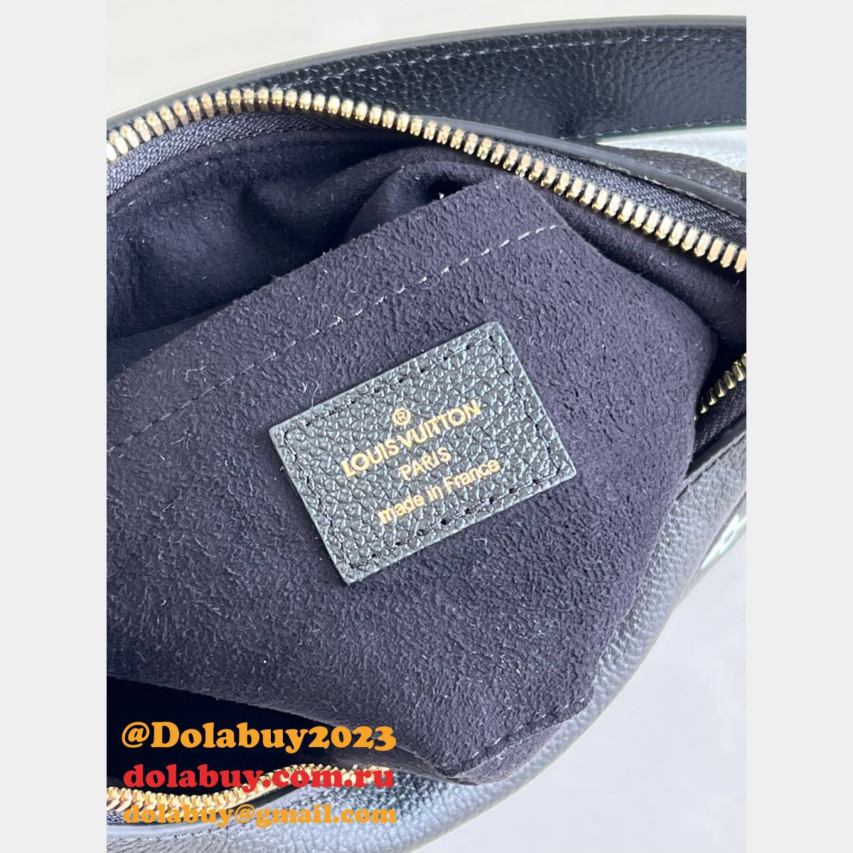 Louis Vuitton Best Quality M46113 Bagatelle Monogram Empreinte Leather Handbags