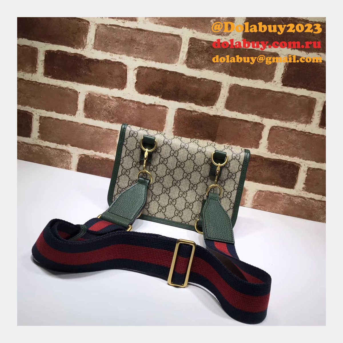 replica G*u*i gg supreme neo vintage messenger bag