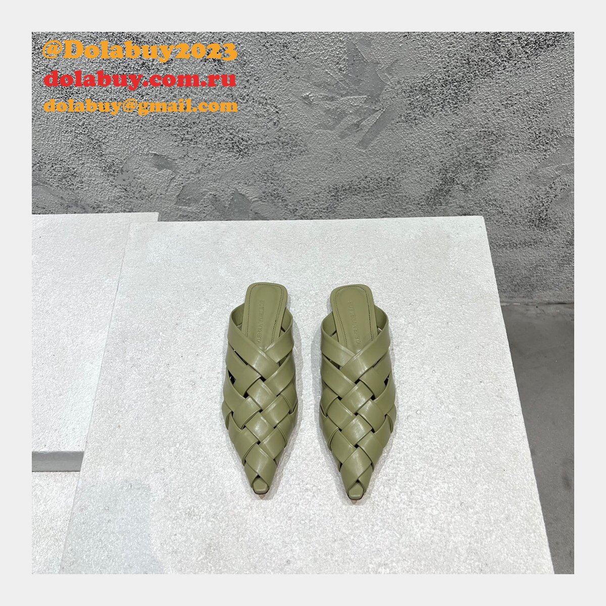 Designer Replica Bottega Veneta Top Quality Flat Sandals Shoes