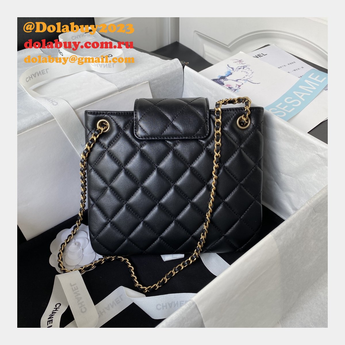 Shop Duplicate High Quality 2024 Cruise Shoulder Black AS4596 Bag