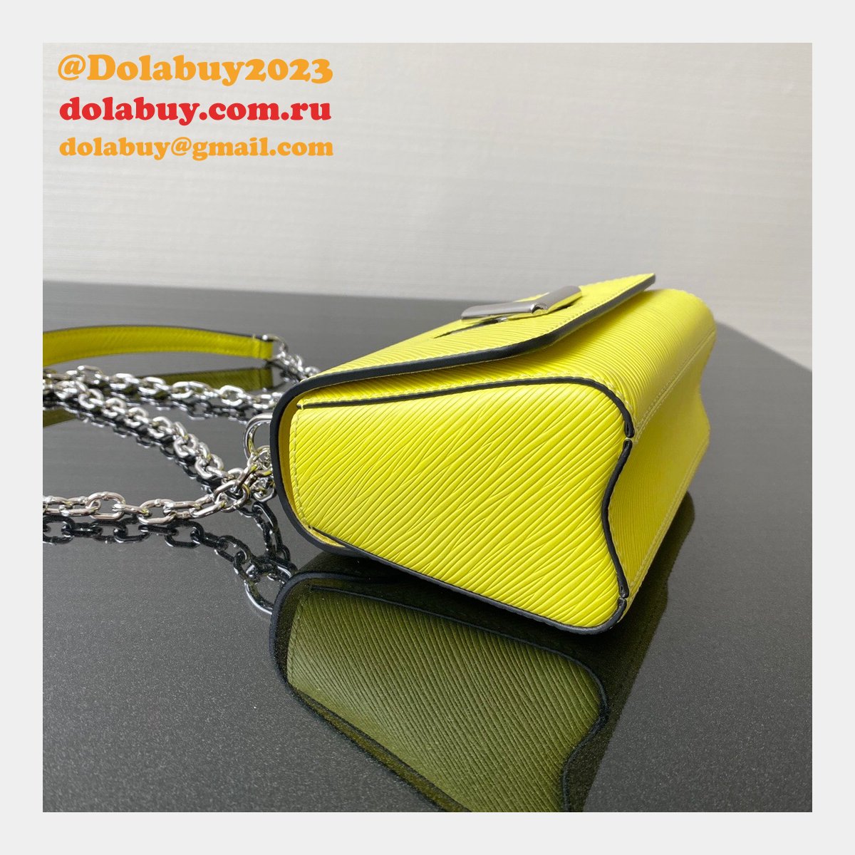 Replica Louis Vuitton Twist MM Epi Leather 16cm 4 Colours