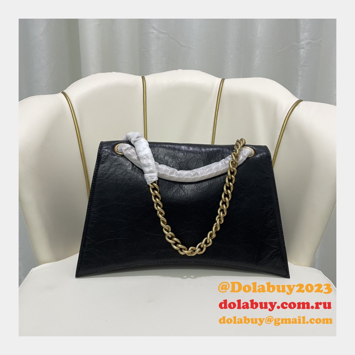 Luxury BALENCIAGA Crush Medium Chain Bag 31CM