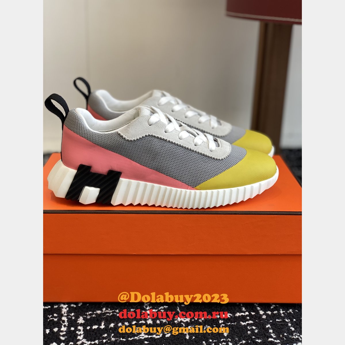 Perfect Hermes Bouncing Sneaker