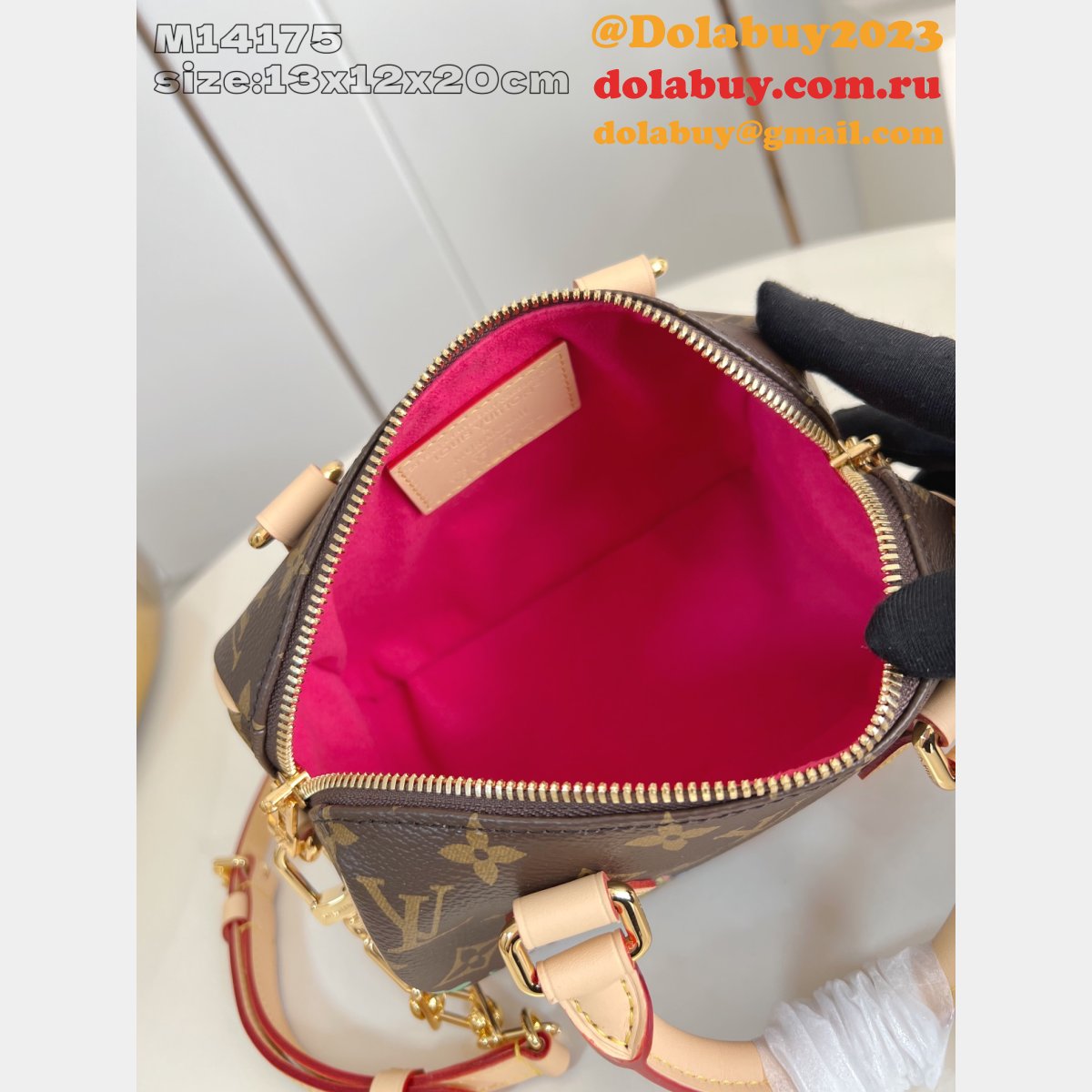 Louis Vuitton M14175 LV x TM Speedy Bandoulière 20 Monogram Lcons Bag