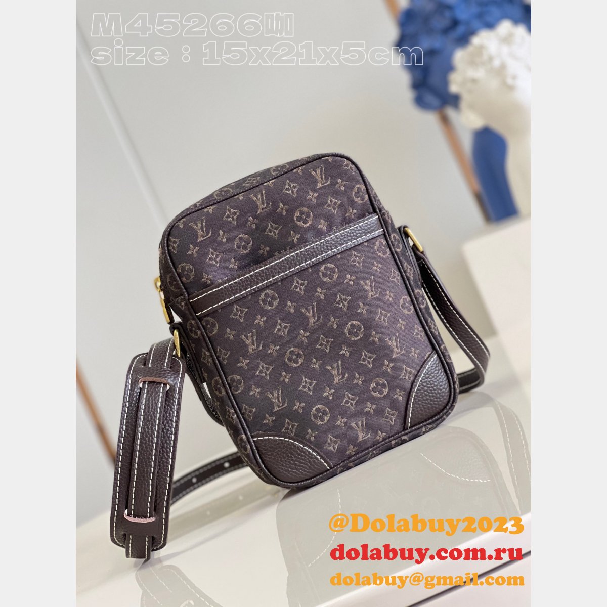 Luxury Louis Vuitton M45266 Danube Shoulder Replica Bag