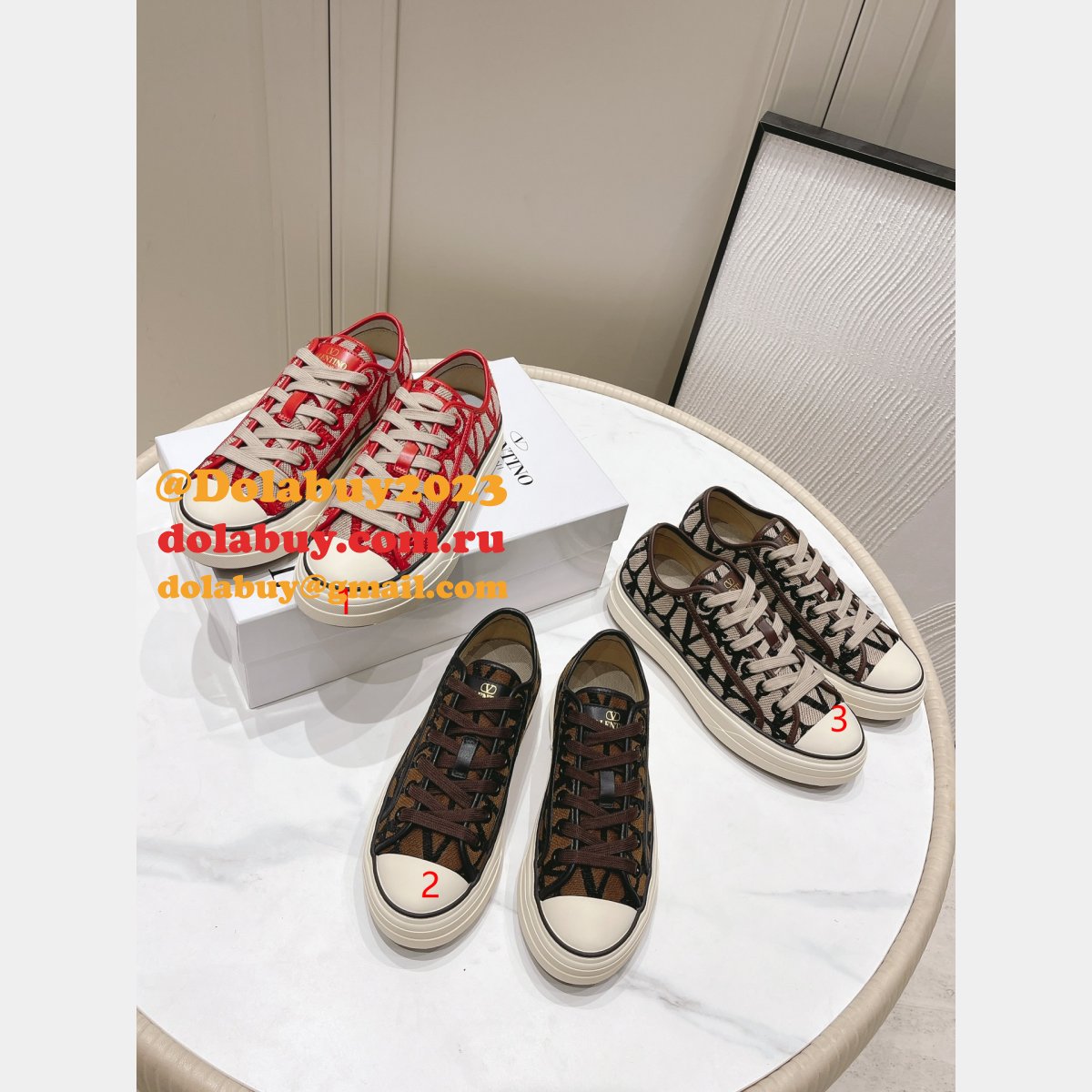 Replica Valentino One Stud Vlogo 3D TPU Casual Sneakers AAA+ Shoes