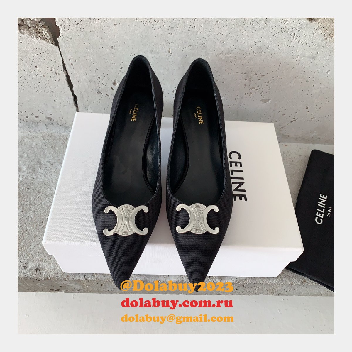 High Quality Luxury Celine high heel shoes
