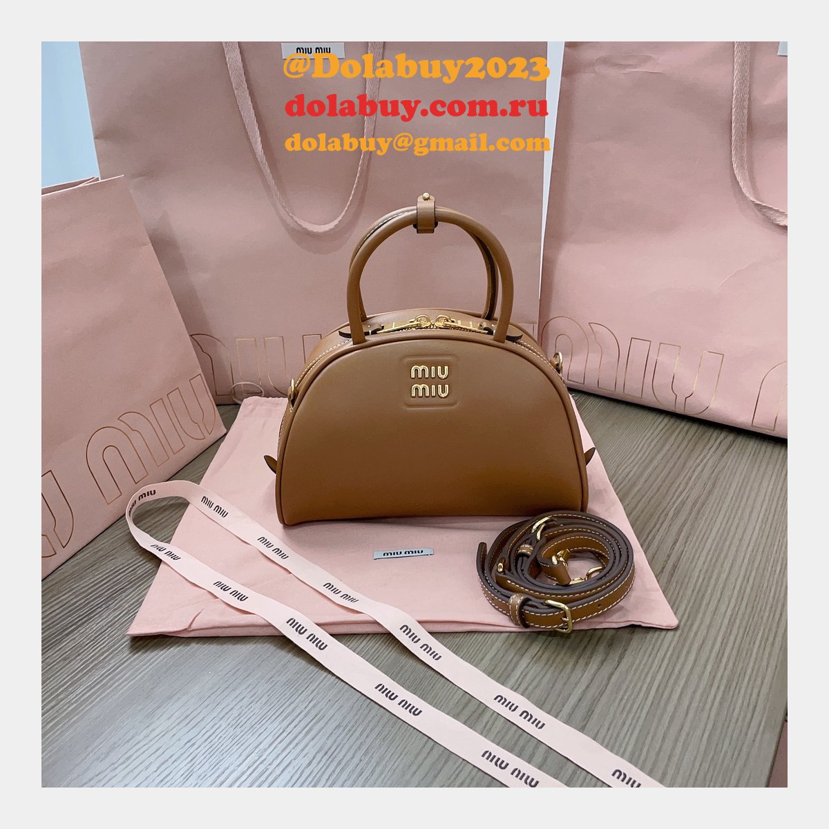 Miumiu 7 Star 5BB157 Designer Replicas Dumplings Handbag