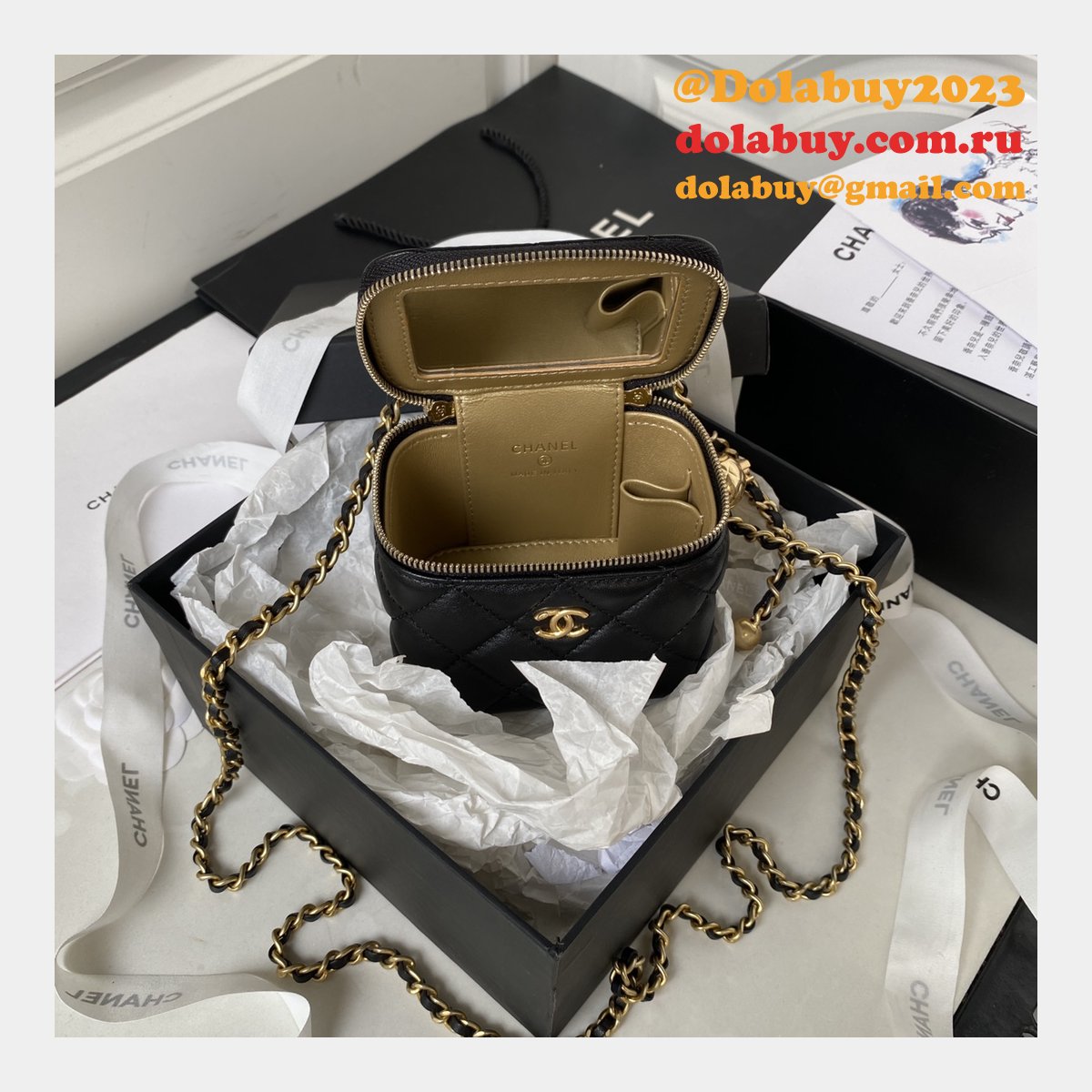 Vanity Luxury Shoulder Perfect Best AP1447 Replica Bag